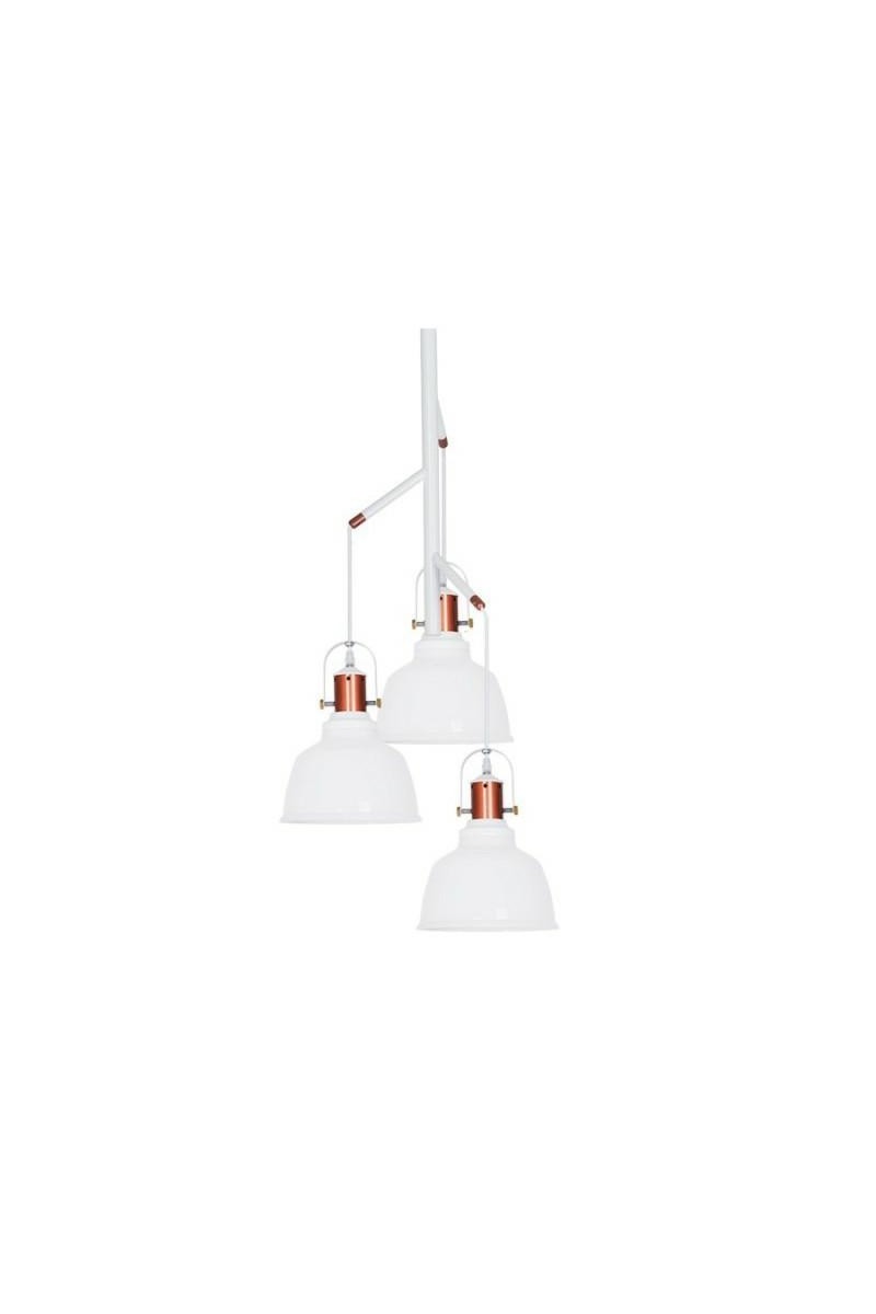 AZZARDO lampa wisząca DARLING GLASS 3     biała