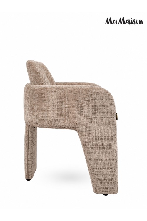 MaMaison krzesło LAUREN beżowe / taupe