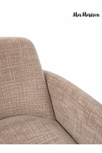 MaMaison krzesło LAUREN beżowe / taupe