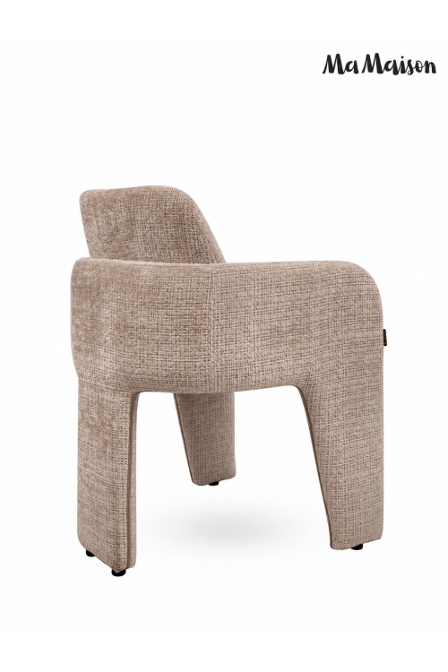 MaMaison krzesło LAUREN beżowe / taupe