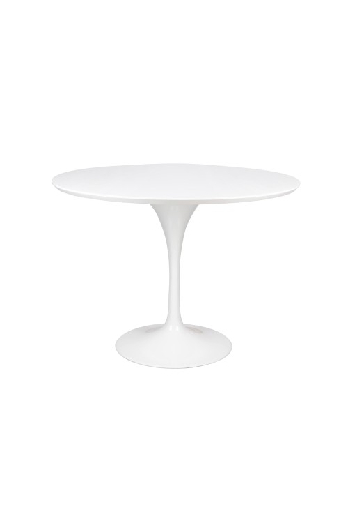 Stół TULIP PREMIUM 100 biały  - MDF, metal