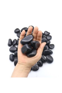 Kamień OTOCZAK 2-3 cm 10 kg polerowany    czarny