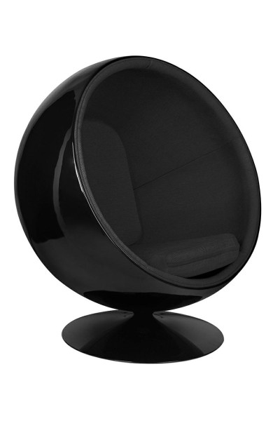 Fotel BALL BLACK czarny