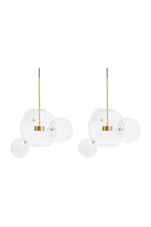 MOOSEE zestaw 2 lamp wiszących CAPRI 4    złoty