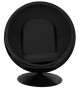 Fotel BALL BLACK czarny