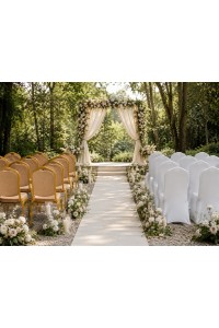 Zestaw 2 krzeseł bankietowych HERA + 2    pokrowce WEDING