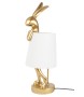 KARE lampa stołowa RABBIT 88 cm biała / złota