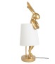 KARE lampa stołowa RABBIT 88 cm biała / złota
