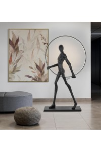 MOOSEE lampa podłogowa HUMAN ROUND 218    włókno szklane