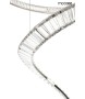 MOOSEE lampa wisząca WAVE CORDON 1A chrom