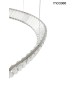 MOOSEE lampa wisząca WAVE CORDON 1A chrom
