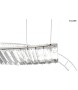 MOOSEE lampa wisząca WAVE CORDON 1A chrom