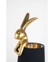 KARE lampa stołowa RABBIT 50 cm złota / czarna