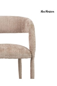 MaMaison krzesło IRIS beżowe / taupe