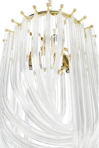 MOOSEE lampa wisząca MURANO L złota