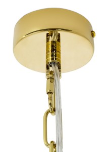 MOOSEE lampa wisząca MURANO L złota