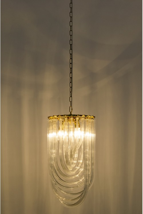 MOOSEE lampa wisząca MURANO L złota