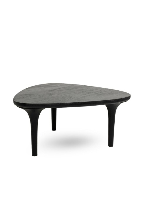 MaMaison stolik kawowy LAMINAR 86 czarny  / drewno