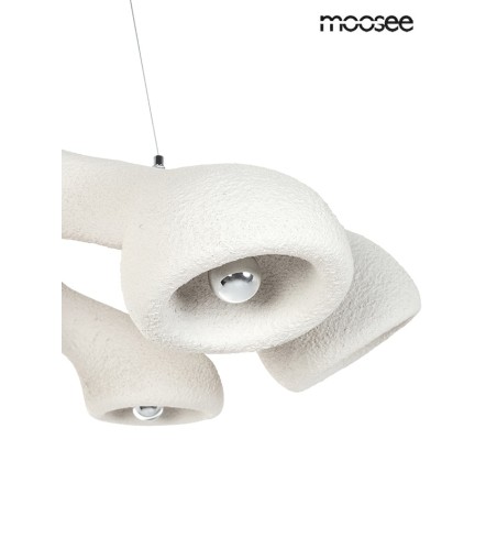 MOOSEE lampa wisząca NIDO biała