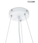 MOOSEE lampa wisząca NIDO biała