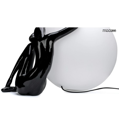 MOOSEE lampa stołowa UOMO 50 czarna