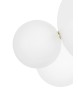 MOOSEE lampa wisząca CAPRI LINE 3 złota   / biała - 180 LED, aluminium, szkło