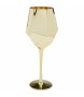 KARE komplet 4 kieliszków do wina         DIAMOND 660 ml złoty