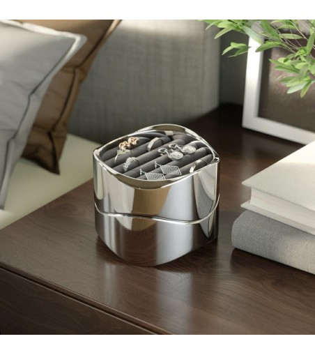 UMBRA organizer na biżuterię WAVY chrom