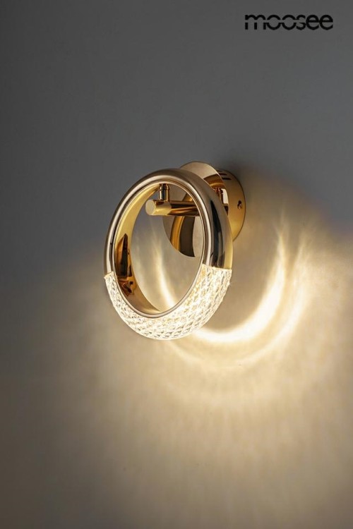 MOOSEE zestaw 2 lamp ściennych HELIOS     złoty