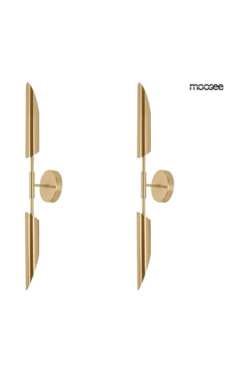 MOOSEE zestaw 2 lamp ściennych LOCCA      złoty