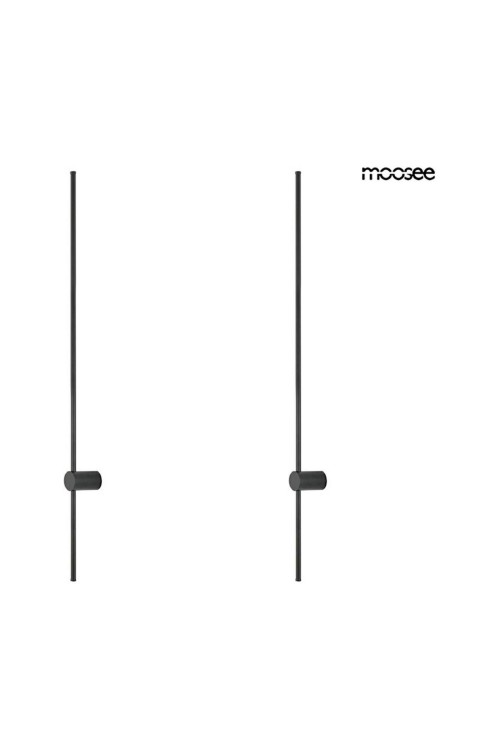 MOOSEE zestaw 2 lamp ściennych OMBRE 120  czarny