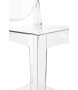 Krzesło barowe VICTORIA 65 cm transparentne