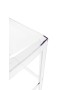 Krzesło barowe VICTORIA 65 cm transparentne