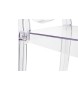 Krzesło barowe VICTORIA 65 cm transparentne
