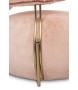 Fotel LOW TEDDY PINK różowy