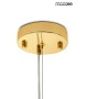 MOOSEE lampa wisząca AURELIA złota