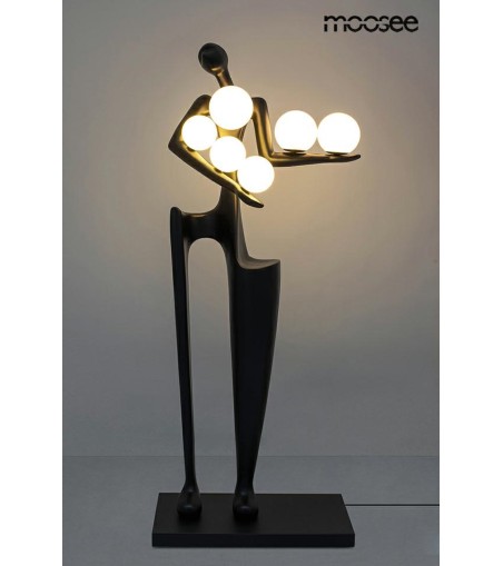 MOOSEE lampa podłogowa HUMAN DREAMER czarna