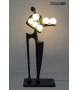 MOOSEE lampa podłogowa HUMAN DREAMER czarna
