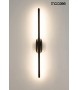 MOOSEE lampa ścienna TOBIA czarna