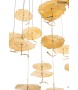 MOOSEE lampa wisząca LEAFS DISC złota