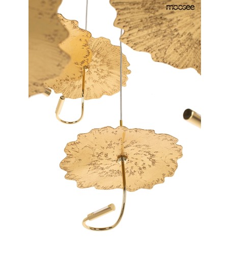 MOOSEE lampa wisząca LEAFS DISC złota
