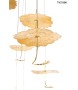 MOOSEE lampa wisząca LEAFS DISC złota