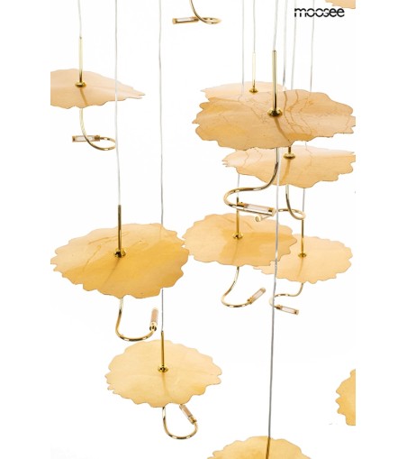 MOOSEE lampa wisząca LEAFS DISC złota