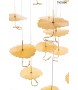 MOOSEE lampa wisząca LEAFS DISC złota