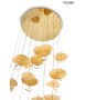 MOOSEE lampa wisząca LEAFS DISC złota