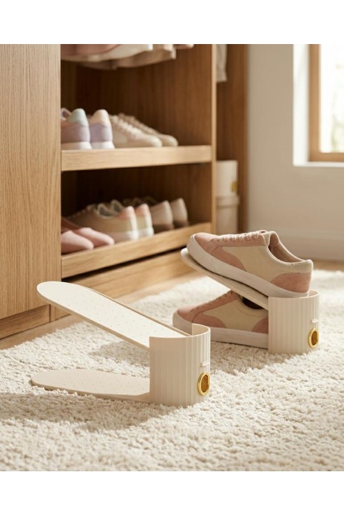 Zestaw 6 wkładek do szafy na buty SHP     EASY beżowy