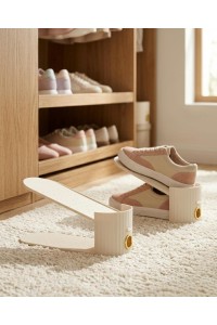 Zestaw 6 wkładek do szafy na buty SHP     EASY beżowy