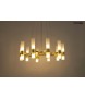 MOOSEE lampa wisząca TUBS 10 złota