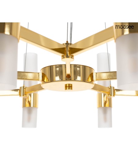 MOOSEE lampa wisząca TUBS 10 złota