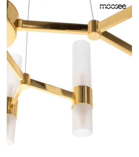 MOOSEE lampa wisząca TUBS 10 złota